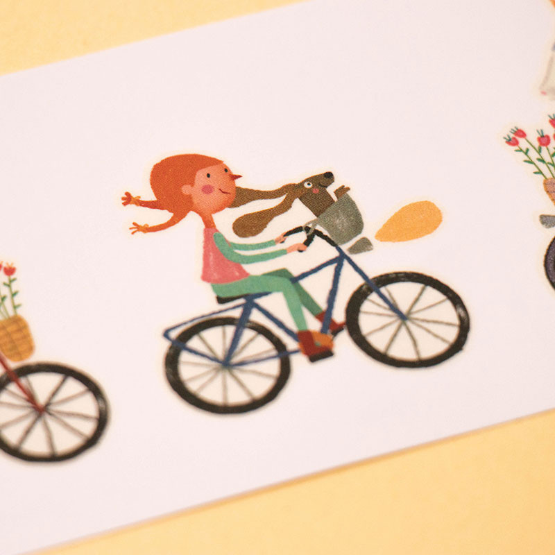10 bike animal decals